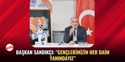 Başkan Sandıkçı: "Gençlerimizin her daim yanındayız”