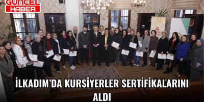 İlkadım’da kursiyerler sertifikalarını aldı