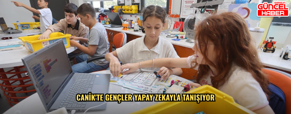 Canik'te gençler yapay zekayla tanışıyor