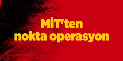 MİT'ten nokta operasyon