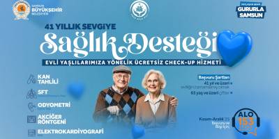 BÜYÜKŞEHİR’DEN 41 YILLIK SEVGİYE SAĞLIK DESTEĞİ