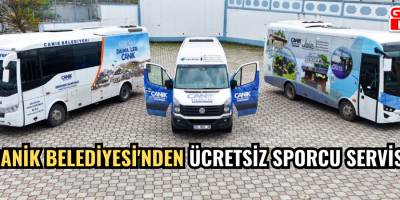 Canik Belediyesi'nden ücretsiz sporcu servisi
