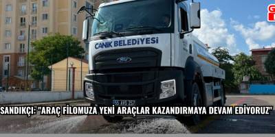 Sandıkçı: "Araç filomuza yeni araçlar kazandırmaya devam ediyoruz"