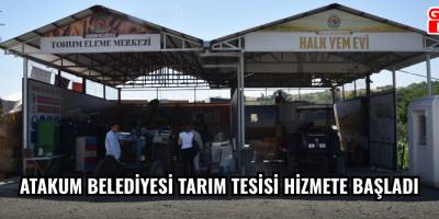 Atakum Belediyesi Tarım Tesisi hizmete başladı