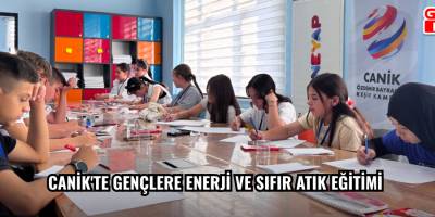 Canik'te gençlere enerji ve sıfır atık eğitimi